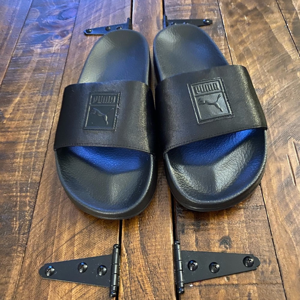 Black Puma LeadCat Puma Slide, Size 7 1/2